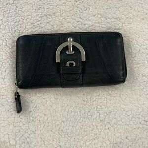 Coach black vintage wallet
